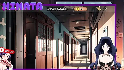 I spy on HINATA while she EXERCISES in the HOSPITAL with a gown and bathrobe, everything is transparent