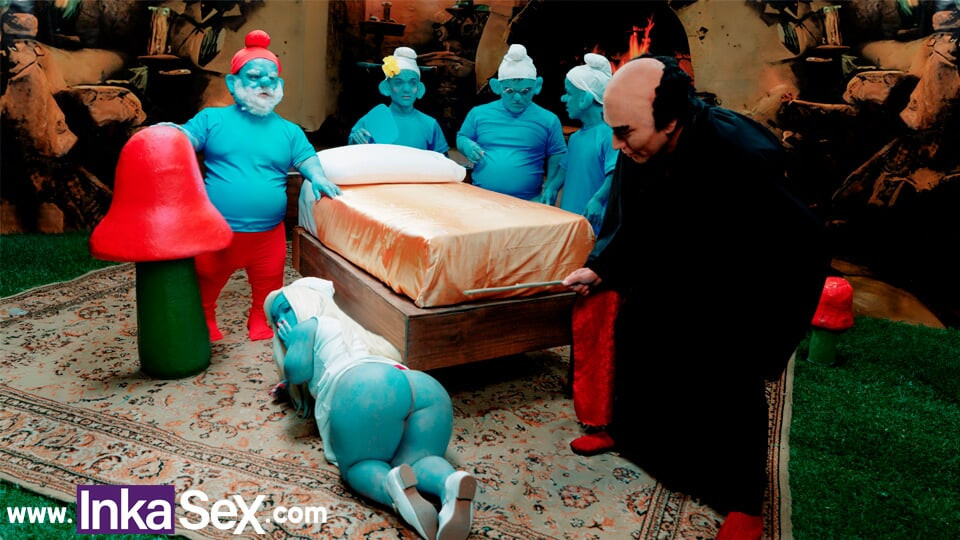 PARODY THE SMURFS - Big-ass dwarf whomph receives Garchamel anal.