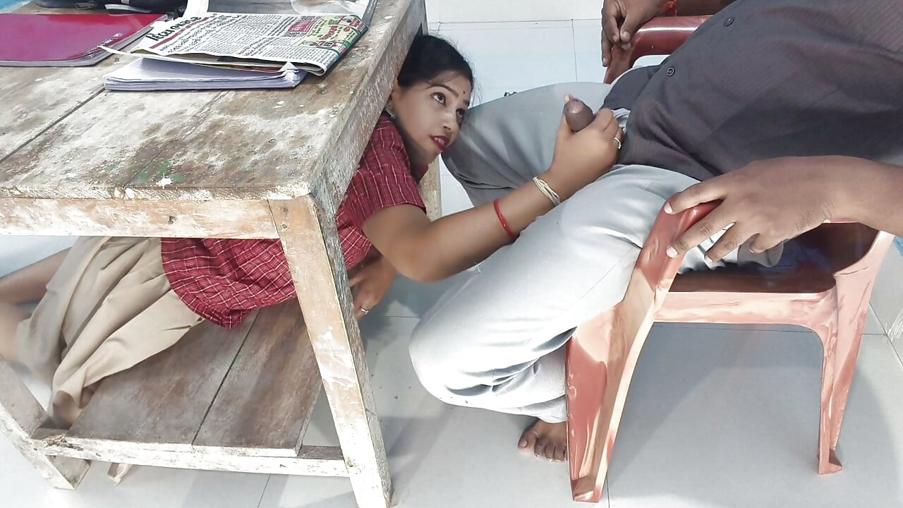 Desi indian 18 years old school girl sex with her teacher in class room, when teacher is studying, Desi Indian girl xxx video
