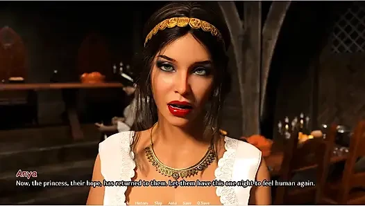 Valeria The Lastheir - геймплей - ролевая игра - лесбийское купание