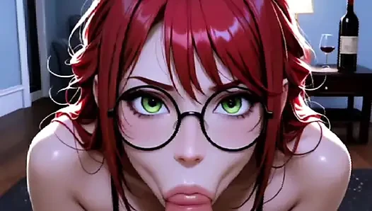 Anime Hentai - aku pergi ke rumah temanku dan dia ngentot pantatku
