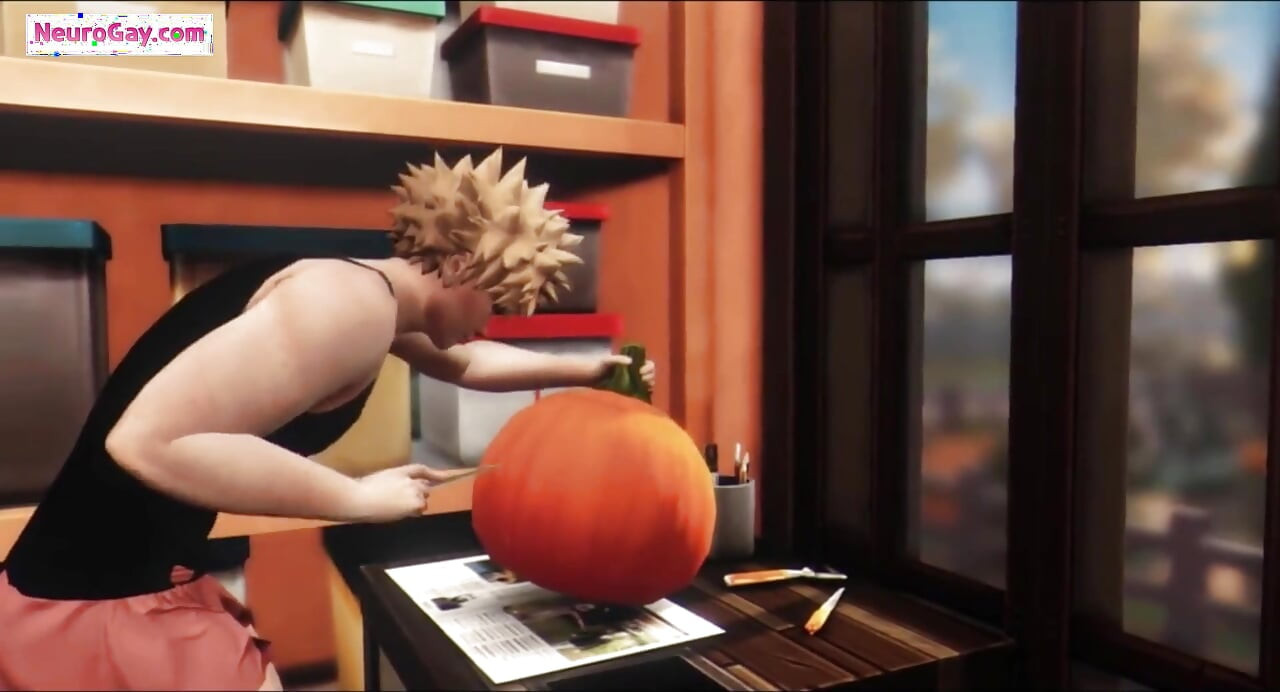 Pumpkin pie halloween boy sex anime party