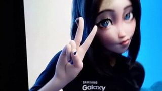 Sperma-Hommage an Samsung-Mädchen