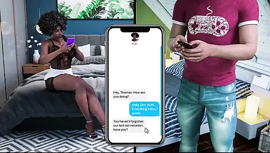 Sunville 88'in orta yaşlı seksi kadın ruth ve carrie ile üçlü seks yaptı