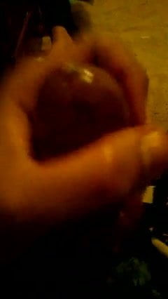 stroking my cock