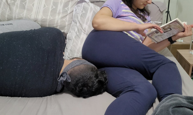 Dutch oven farts, ass licking and toilet duty while i read my book!