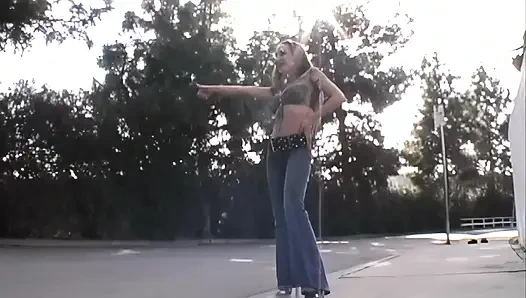 90s Hitchhiker Gets a Huge Facial and a Ride!