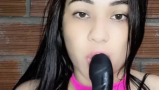 I masturbate my stepsister's tight pussy and play with perfect natural tits