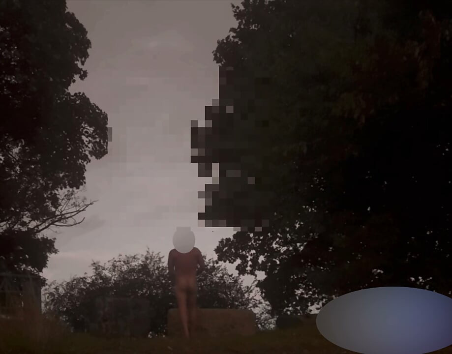 Totally naked as cars pass me at side of road