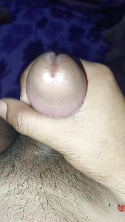 Indian cute gay playing his cock