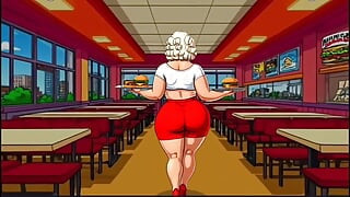 She Knows How to Get a Good Tip. Cartoon