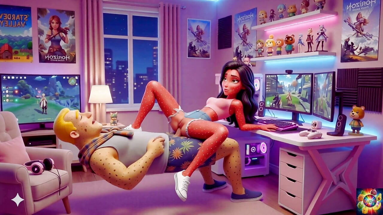 เกมเมอร์รูมโรแมนติกตอนดึก - AI เฮนไต ASMR