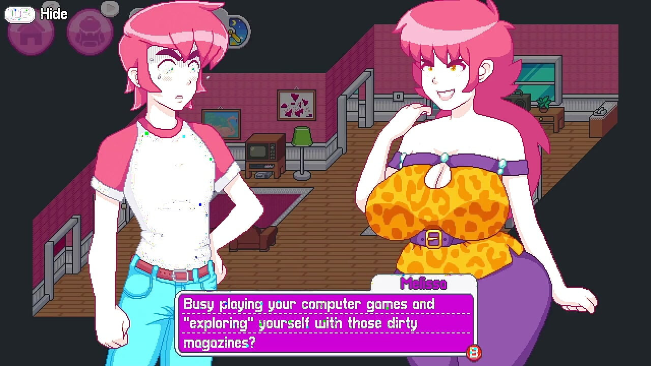 My Stepsister's Little Ass - Retro Porn Game