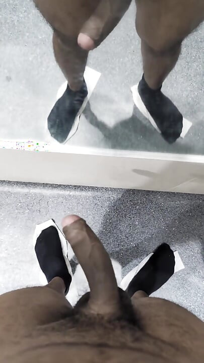 I'm Jerking off in a Public Toilet