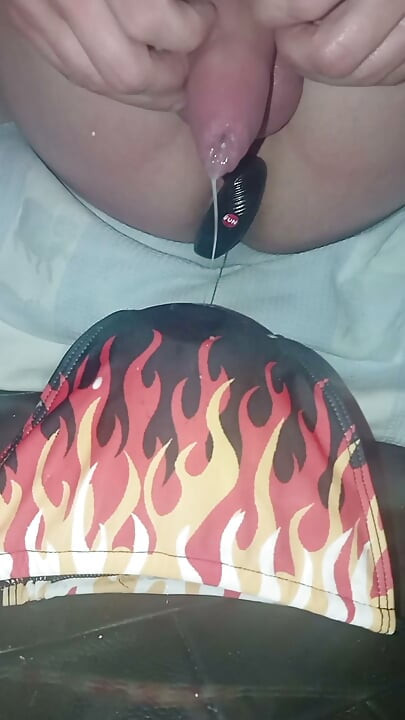 Firefighter with sperm hose