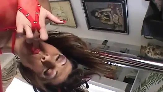 Sexy MILF Nice Body Gets Fucked by Two Big Cocks in Extreme Threesome Sex