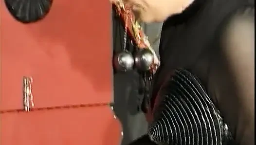 Nasty Latex German sluts having BDSM orgy