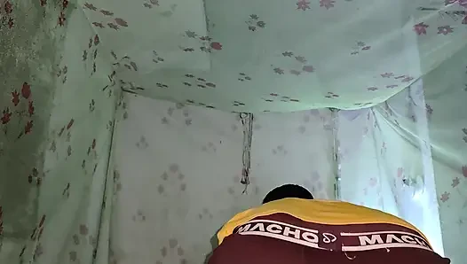 After a long time hard sex with loud moaning with Virgin college girl