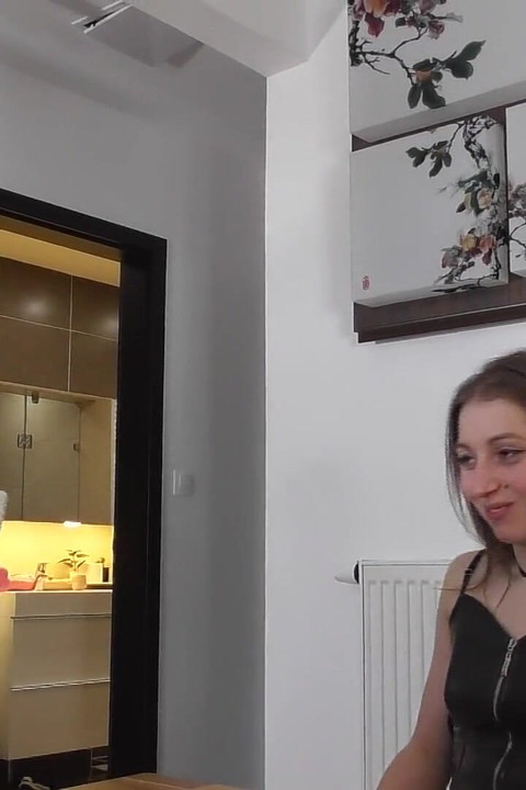 Disgusting Slave Eats Spitted Food by Two Gorgeous Mistresses