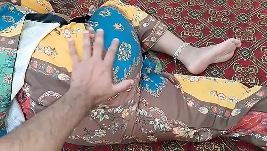 Stepmother invites stepson to play a game on a piece of paper