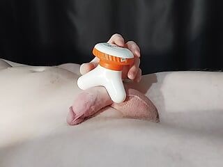 Eu ejaculação com tesão gemendo com meu novo brinquedo sexual