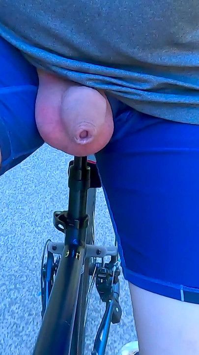 Must-see moment from "Riding a bike with my cock flashing in a exhibitionist dare"