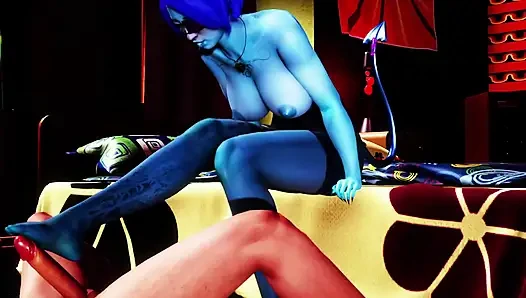 Furrhouse 10 Davids stiefschwester Arwen Footjob