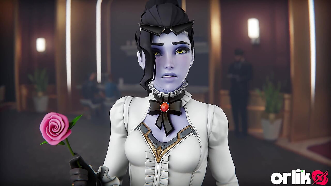 Overwatch - janda jalang memilih batang besar ke atas Rose (animasi 3d)