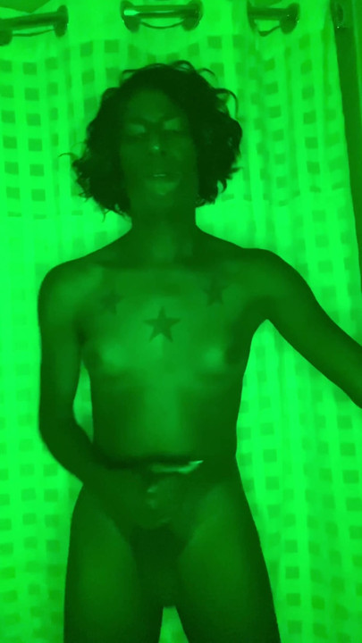 Ebony Ladyboy with Big Dick on Vacation | Clip 1