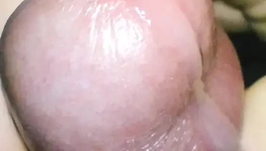 Senin için yakın çekim mantar kafa ve büyük yarak boşalması