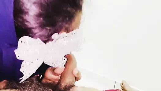 Indian Muslim Hijab Deepthroat Queen Is Back, Cum in Mouth, Big Boobs, Village Girl Facefuck