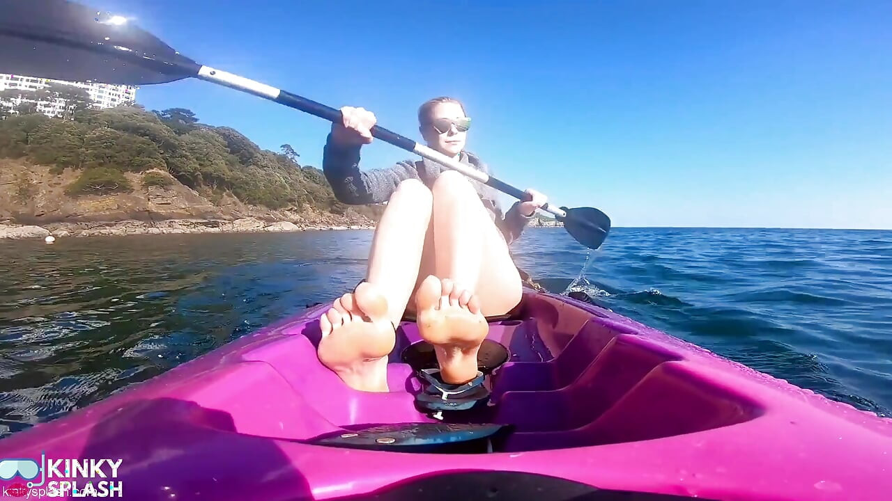 Bare Feet JOI Kayak Tease - Risky Outdoor Soles in Public Bare Feet JOI Kayak Tease - Risky Outdoor Soles in Public