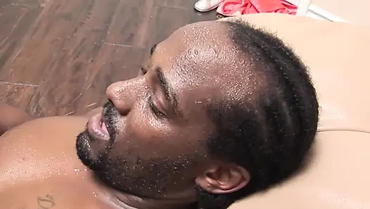 Bootie Black Scene-4: Big Ass Black Girl in Bikini Fucking Her Boyfriend and Gets Cumshot on Her