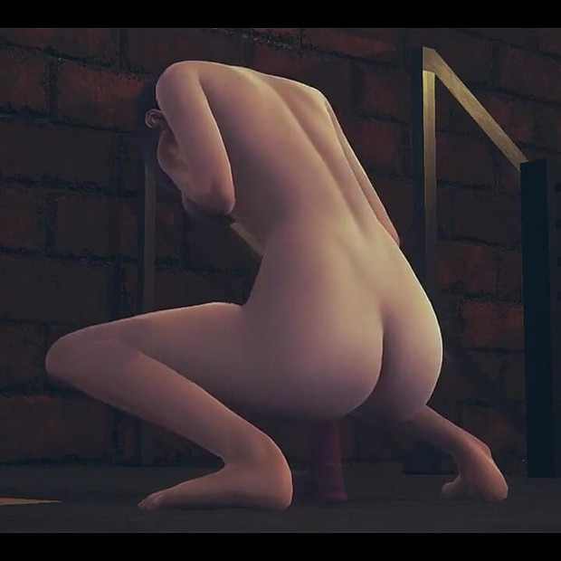 Hentai Uncensored 3D - Shoko Masturbation and Footjob - Japanese Asian Manga Anime Film Game Porn