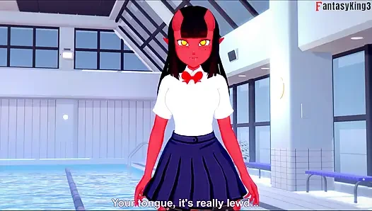 Meru the succubus Bikini POV sex