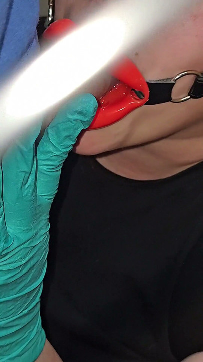 the penis pump pumped up my cock so much that it swelled and she sucked it with her big mouth | Clip 1