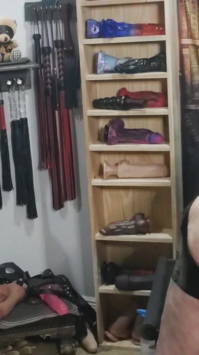 Stunning moment from "Blondie put half her arm in his ass then Pegged hard"