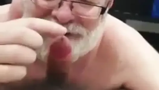 Grandpa gives love