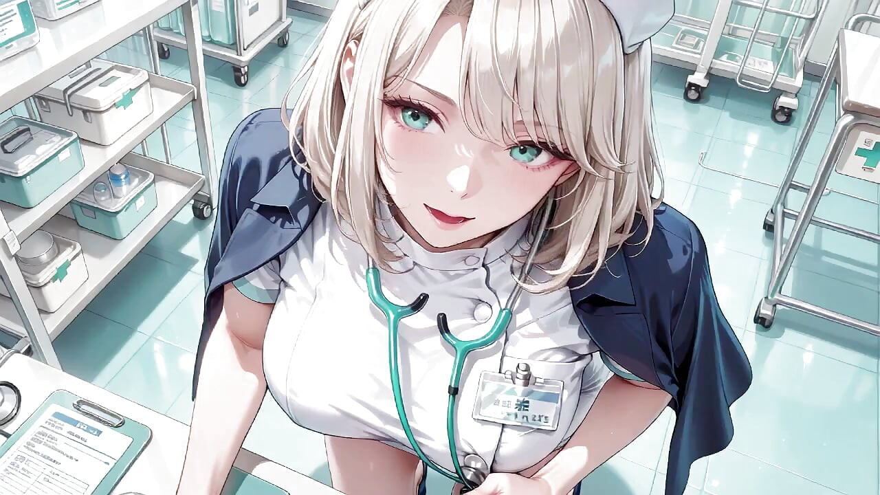 Blonde Nurse! Private Moments in the Hospital Corridor, Secrets Under That White Coat Are Insane!
