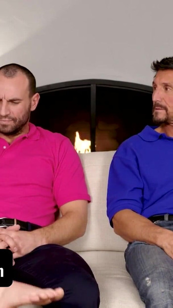 Key moment from "Randy Teens Whip Out Their Stepfathers' Cocks And Suck Them Side By Side Before Hopping On Top Of Them For"
