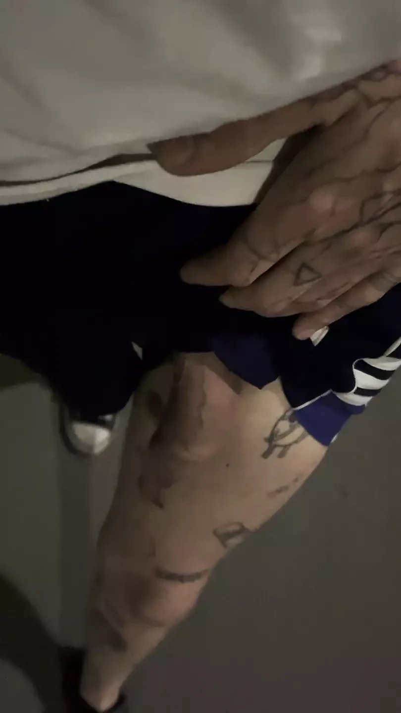 pulling out thick dick in public