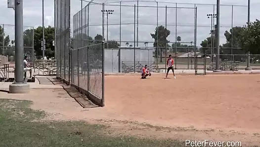 Ken Ott and Gabriel play baseball and fuck