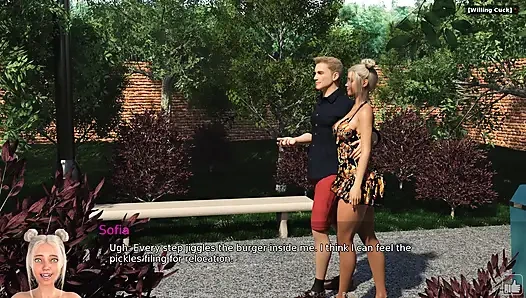 According to Sofia: Cuck Announce to the World That His Sexy Ass Girl Is Back on the Streets Ready to Mingle with Other Men Ep.3