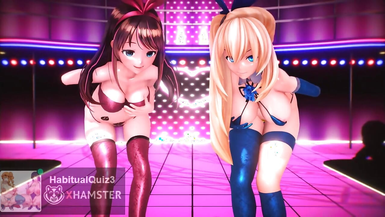 mmd r18 Kizuna AI & Mirai Akari Destination sex dance 3d hentai ahegao cheating queen fuck big dick bbc