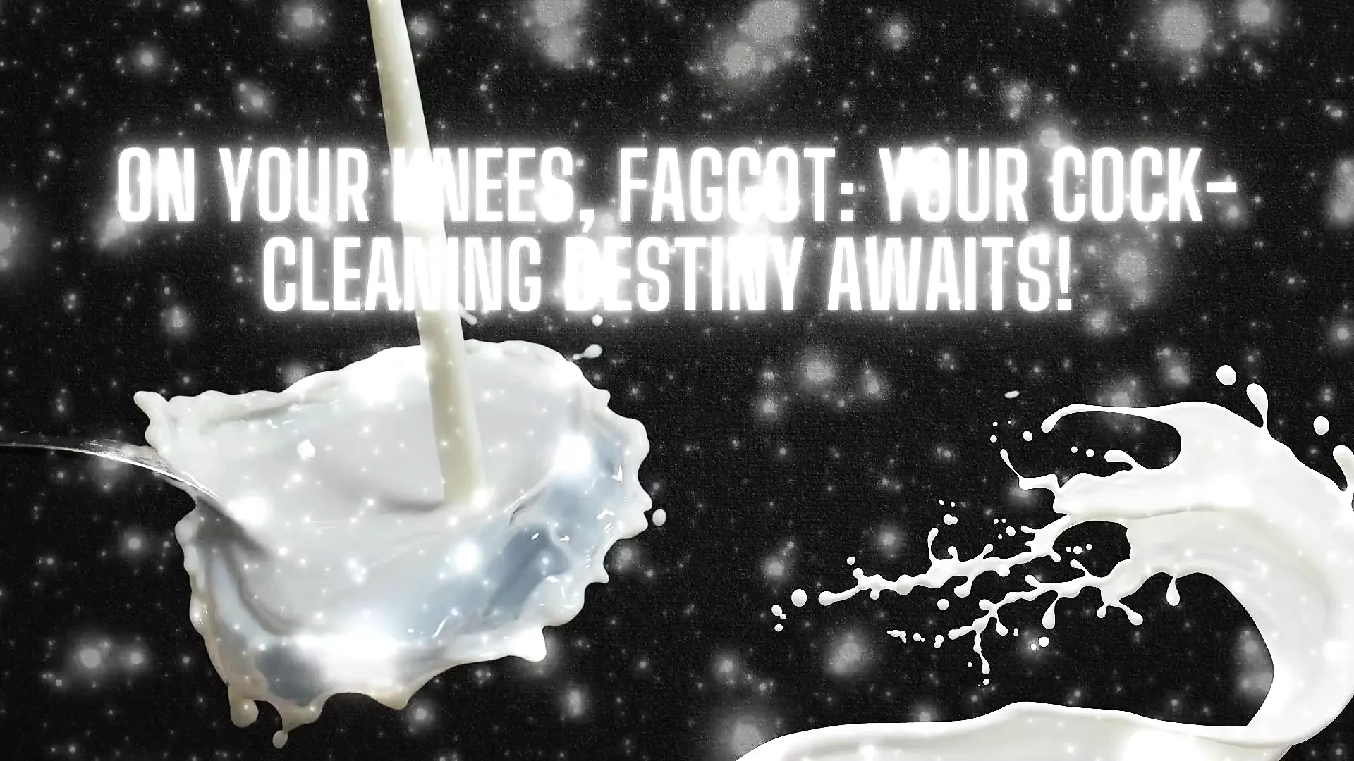 On Your Knees, Fag - Your Cock-cleaning Destiny Awaits!