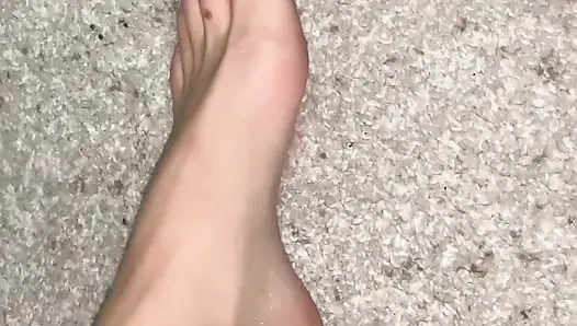 Playing with my feet
