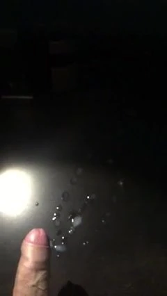 Slow motion cum shot