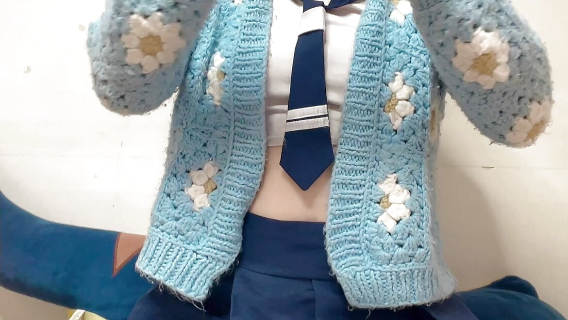 Hana Wear College Girl Cosplay for Her New Day Work Sex Cam