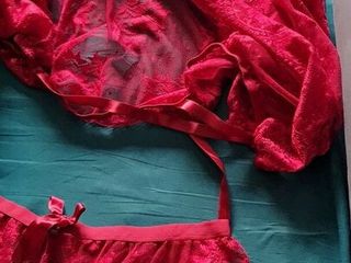 New Christmas lingerie for my wife