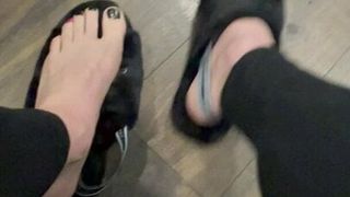 Sexy voeten en pik
